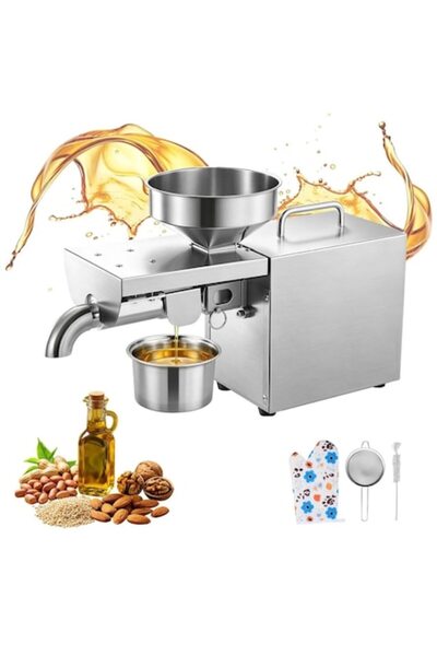 Vivatechnix Presă electrică de ulei, fierbinte 50 ℃ -300 ℃ Oțel inoxidabil, c...