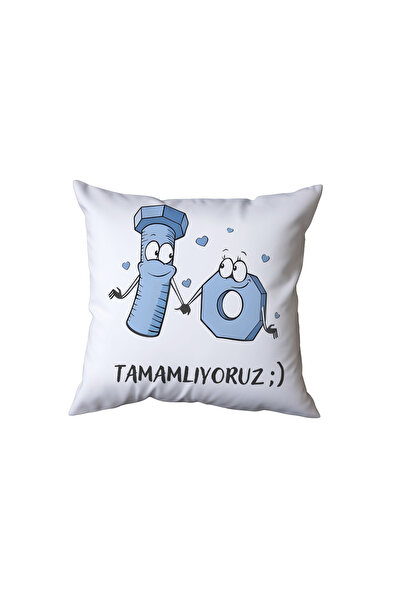 Beramussa We Complete Each Other Pillow, Gift for Lover
