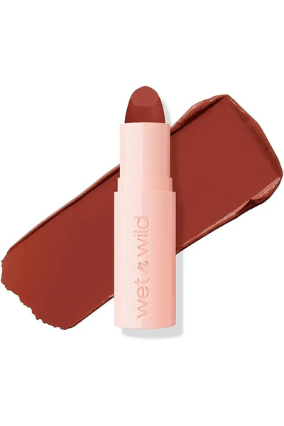 WET N WİLD Wet N Wild Mega Last Rich Satin Lipstick Creamy Shade - Brandy Kiss