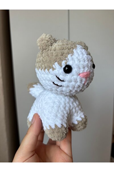 Örgü peluş kedi
