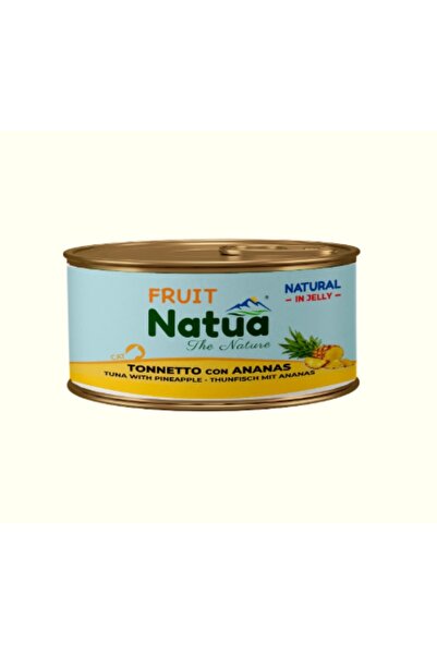 Natua طعام رطب للقطط البالغة بنكهة التونة مع الاناناس 85 غ