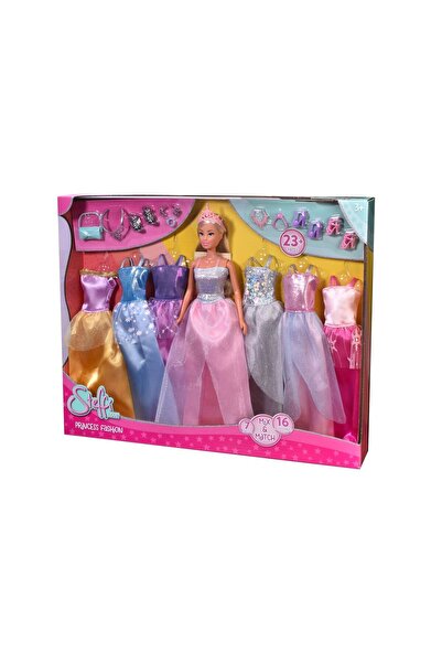 Steffi Love Wardrobe Top Bottom Set with 7 dresses and accessories