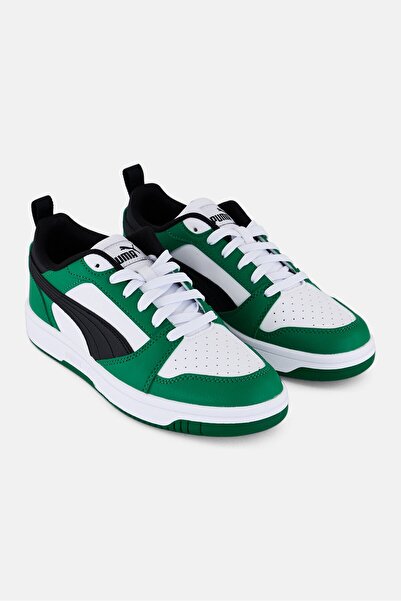 Puma Kids Boy Rebound V6 Lo Lace Up Outdoor Sneaker, Multicolor