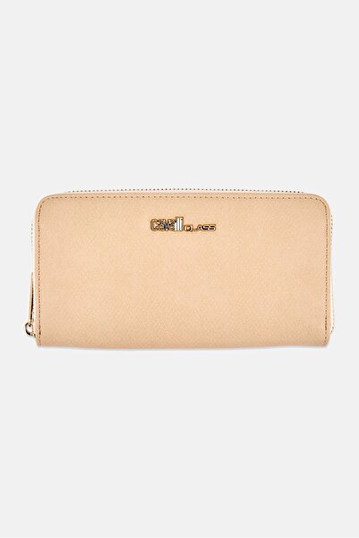 Cavalli Class Women Brand Logo Wallet, Off White