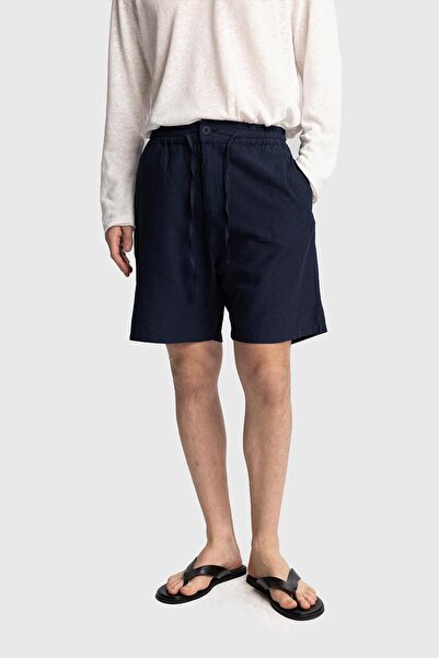 GIESTO Linen Shorts with Waist Cord