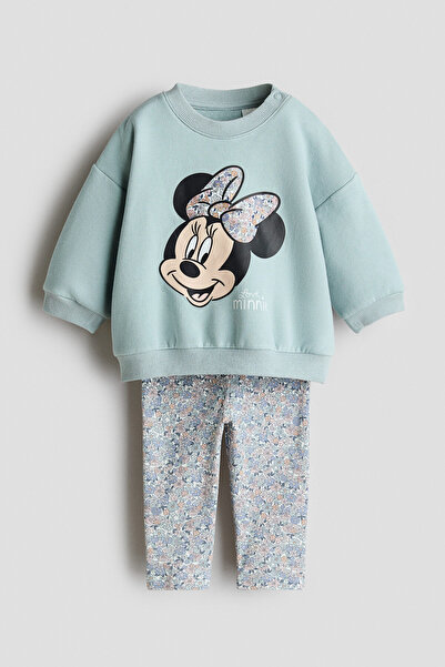 H&M 2 Parçalı Baskılı Set