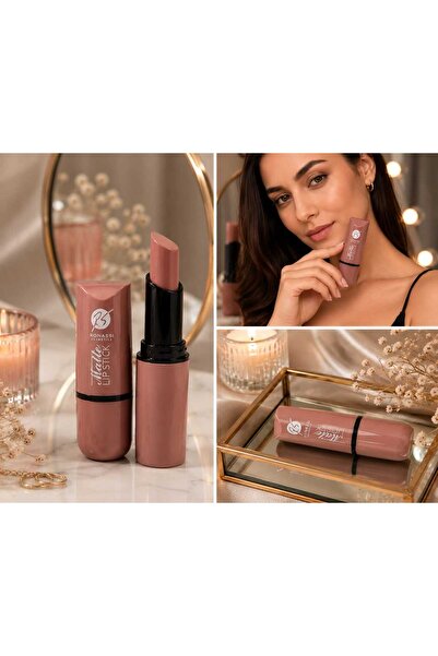 ORİON GLOBAL Matte Lipstick – Soft Nude (Dusty Rose Tone)-3