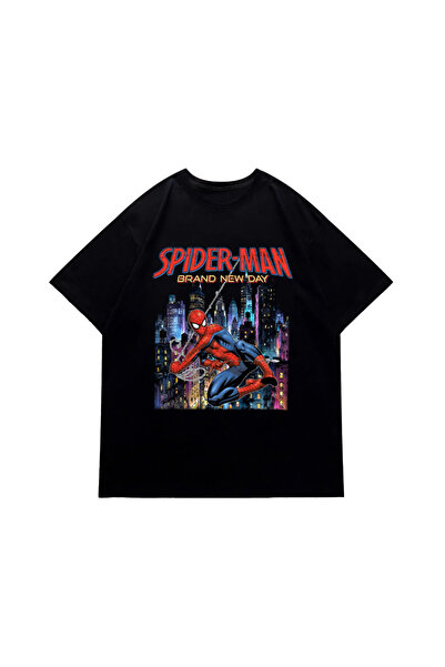 EZ Design Spiderman Printed Oversize T-shirt