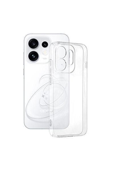 CLICK Husa pentru Oppo Reno16, Clear Silicone, protectie antisoc