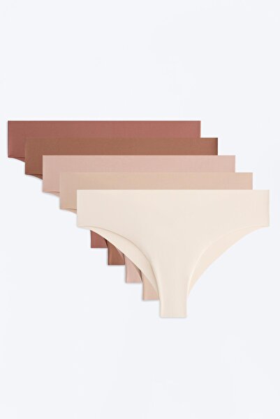 Oysho 5 polyamide blend invisible Brazilian briefs
