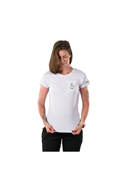 NORTHFINDER Tricou de drumeție pentru femei din organic cotton - MARYB, Alb