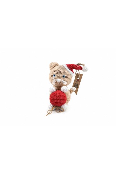 Komek Sepeti Amigurumi Kedi Sarkıt