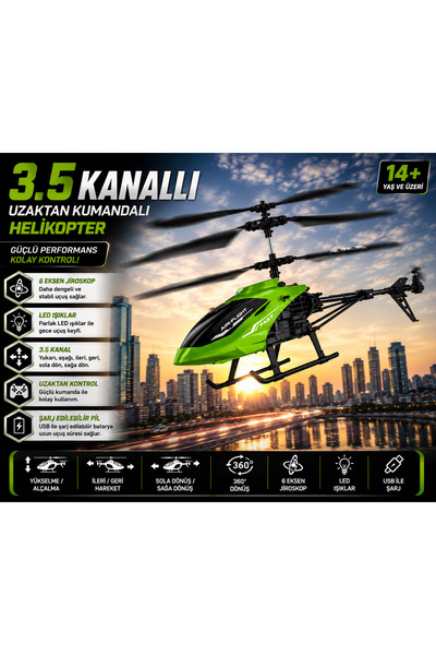 Söylemez Hediyelik 3.5 Kanal Helikopter