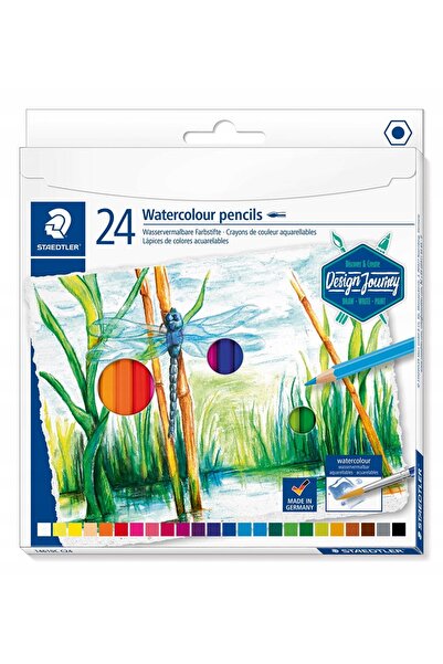 Staedtler Design Journey Creioane acuarelabile hexagonale 24K