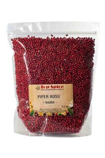 TOP SPICE Boabe de piper roșu, 500 g.