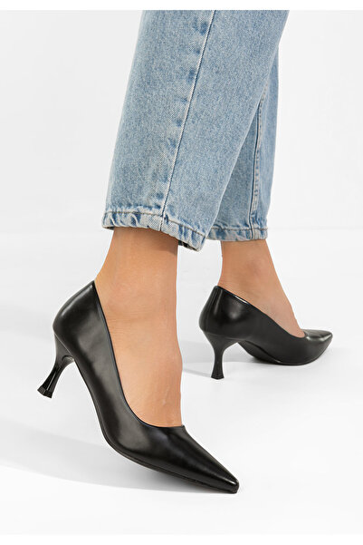 B T Shoes Αβιλόρια μαύρες γόβες