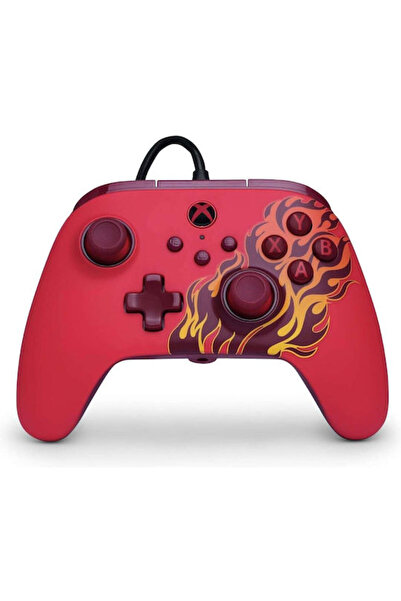 Powera Advantage Ενσύρματο Χειριστήριο για Xbox Series Κόκκινο Blaze