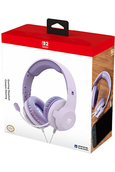 Hori Ακουστικά Gaming Υπεραυτικά με Σύνδεση 3.5mm, Άνετα, Λεβάντα
