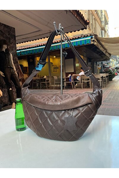 Mocikon Genuine Leather Handmade Diamond Patterned Large Unisex Waist and Che...