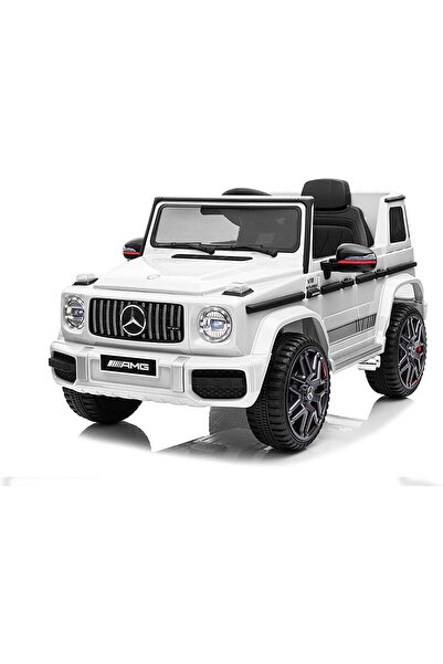 AMG MERCEDES BENZ G63 LICENSED KIDS RIDEON 12V - (WHITE) - FULLY ASSEMBLED