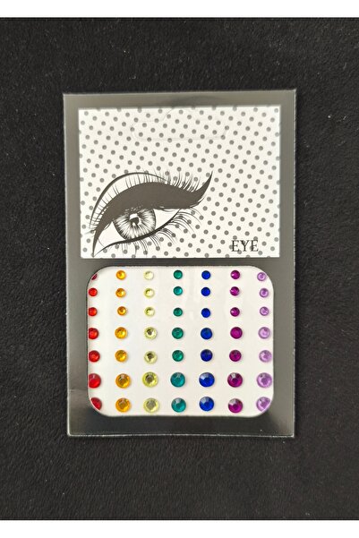 MutluBiDünya Vintage Vücut Ve Yüz Sticker Euphoria Makyaj Taşı Yapışkan Yüz T...