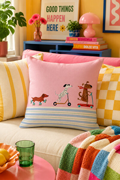 Evdek Double Side Printed Throw Pillow Cover 6Etd3
