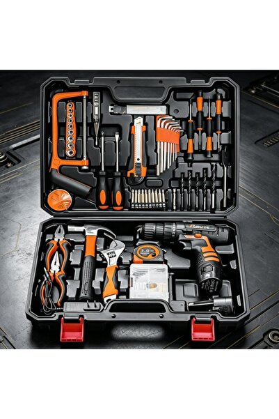 Kijarda DX1778 12V Cordless Drill Set with 1300mAh Rechargeable Battery, Mult...