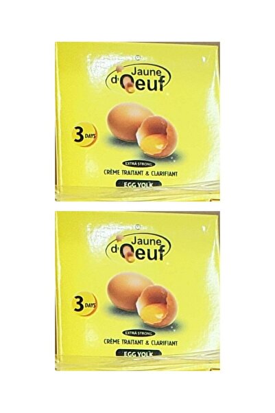 Jaune D’Oeuf EGG YOLK TREATMENT & CLARIFYING FACE LIGHTENING CREAM - Pack of 2