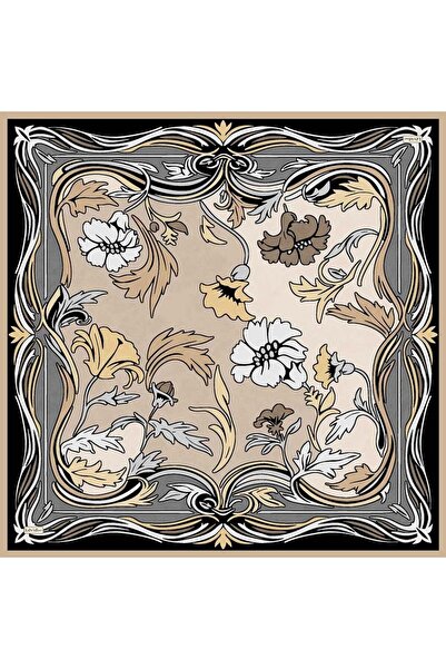 Levidor Mink Edge Ivy Twill Silk Scarf