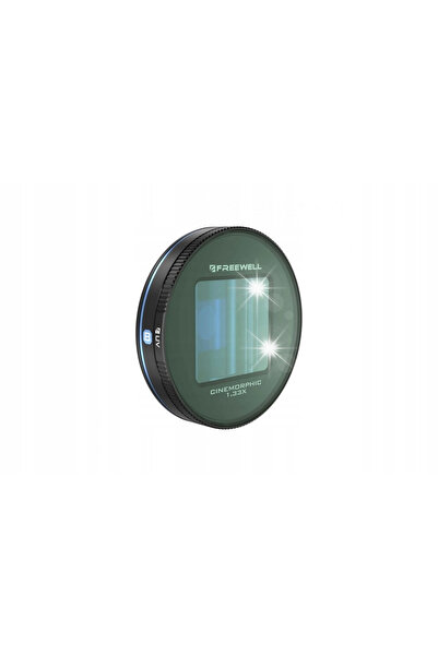 Freewell Filtru anamorfic albastru 1.55X pentru telefon, husă Galaxy Sherpa