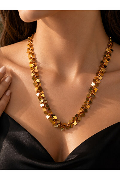 G Sport POLO Tassel Detailed Zircon Bijouterie Necklace
