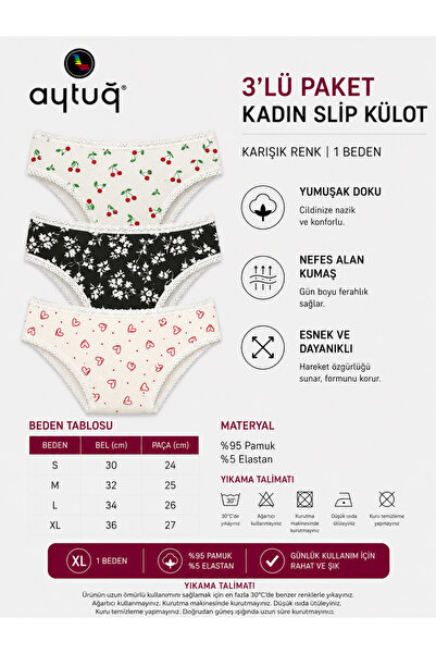 Aytuğ Triple Panties