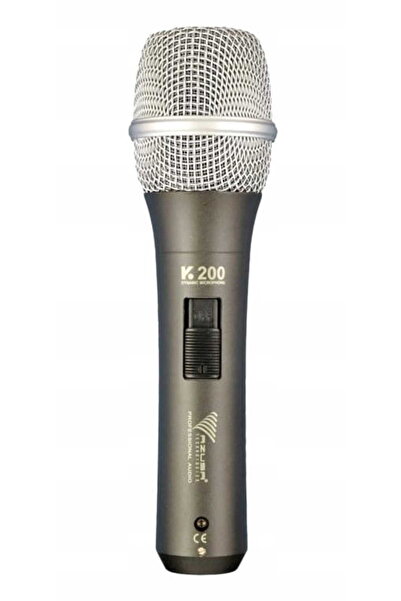 Rebel Microfon profesional cu fir K-200 cu cablu XLR - Jack 6,3mm 5m