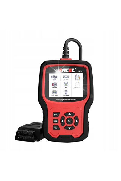jewelry by ancelika Ancel Vd700 Scanner de diagnosticare auto OBD2 cu 8 funcț...