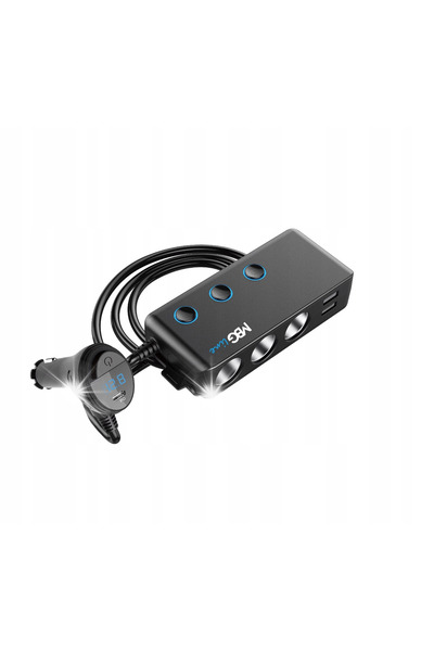 MBG line 12-24V 1x USB QC 3.0 2x USB Auto ID 2x USB-C PD 30W Splitter brichet...