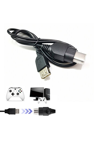 Choice كابل USB بطول 0.7 متر لوحدة تحكم XBOX وسلك تمديد بـ 5 دبابيس لتوصيل أج...