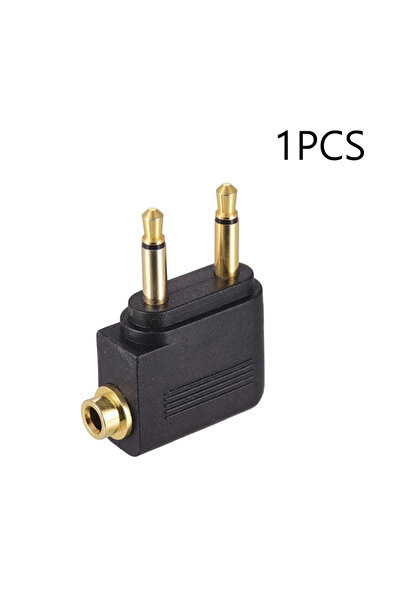 Choice4 1 PCS Wholesale 3.5MM AUX Audio Converter for Airplane Travel Aircraf...