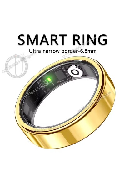 Choice41 13 Gold 2026 New Smart Ring Heart Rate Blood Pressure Sleep Monitori...