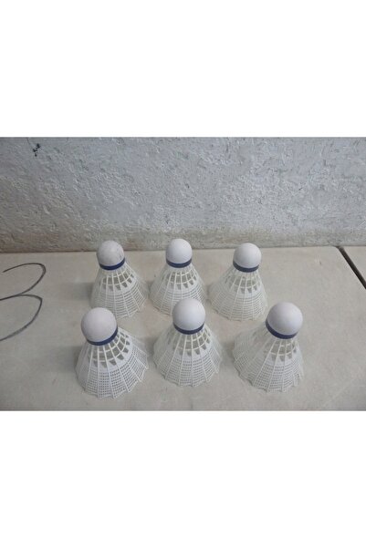 NO BRAND Fluturași de badminton din nailon, albi, durabili, TALBOT TORRO MEDI...
