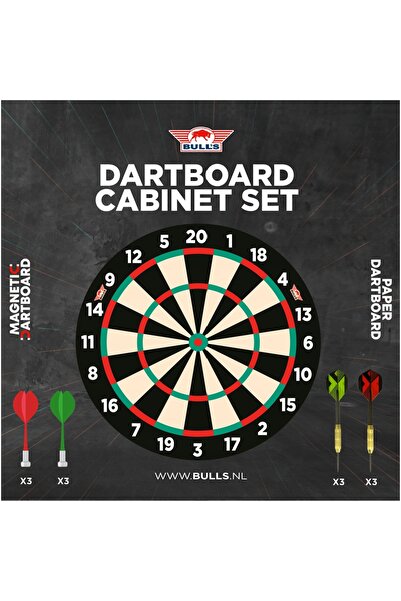 NO BRAND Țintă de darts Bull's Eye din hârtie și magnetică 2 în 1 pentru darts
