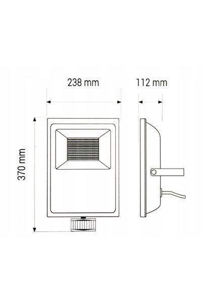 NO BRAND Proiector LED Halogen 50W 230V IP65 5000Lm