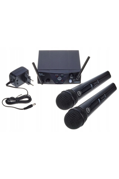 NO BRAND Akg Wms-40 Mini 2 Set Vocal Dual Us25 A/C - Sistem Wireless