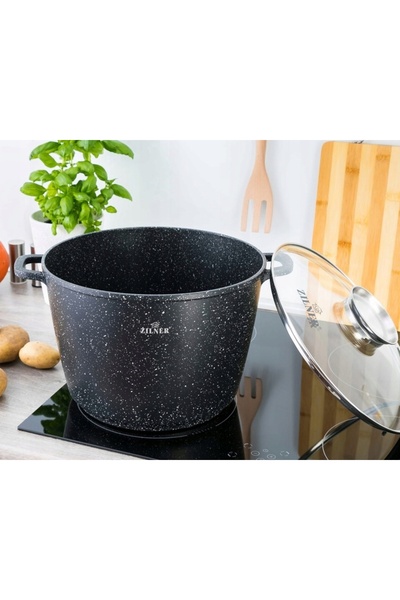 NO BRAND GARNEK 6,2L VAS DE GĂTIT CU INDUCTIE, CU STRAT DE MARMURĂ, PENTRU AR...
