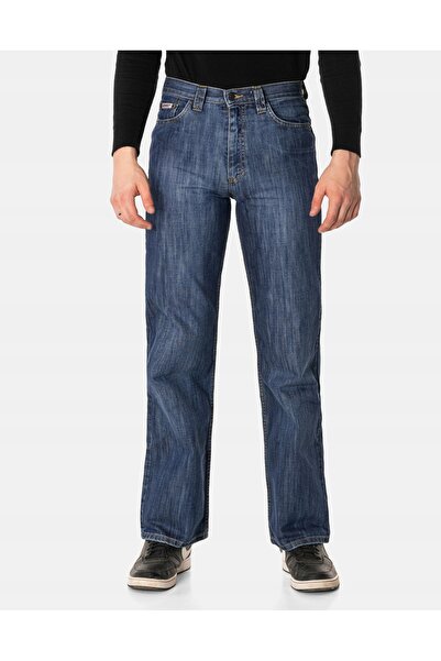 NO BRAND Blugi bărbați Texass Jeans Croială dreaptă Bleumarin Big Wind 3499-2...