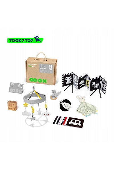 NO BRAND Box Box XXL Educațional Montessori 7 în 1 Senzorial 0-2 Mies Tooky J...