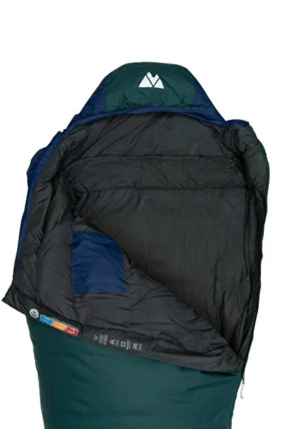 NO BRAND Volven Polaris Evo Left - Sac de dormit din puf, verde, pentru campi...