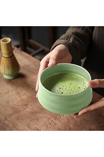 NO BRAND Suport ceramic pentru matcha, set de ceai matcha japonez din 4 piese