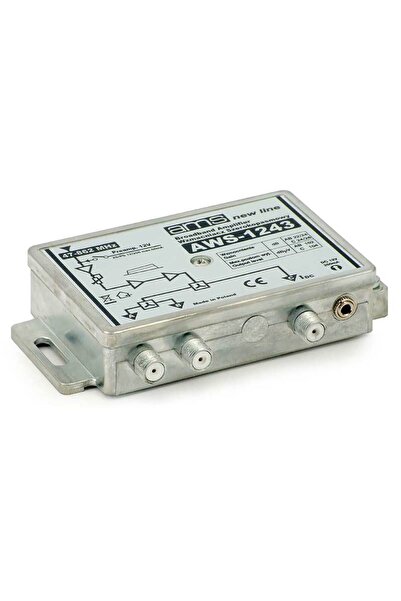 AMSTAFF Amplificator de antenă Aws-1243 cu sursă de alimentare