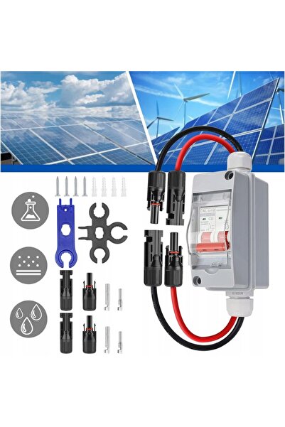 NO BRAND 500V 32A Întrerupător pentru panou solar, întrerupător de deconectar...