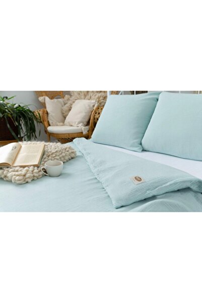 NO BRAND Lenjerie de pat din muselină de bumbac în cutie Premium 160X200 33 S...